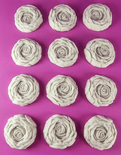 12 x Edible 3D 36mm large roses rose flowers icing toppers, cake cupcakes decorations T013