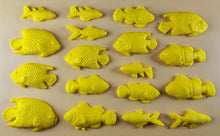 18 x Edible 3D 40mm Fish Set, icing toppers, cake cupcakes decorations T073