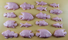 18 x Edible 3D 40mm Fish Set, icing toppers, cake cupcakes decorations T073
