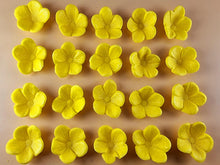 20 x Edible 3D 25mm Cherry Blossoms Flowers, icing toppers, cake cupcakes decorations T069