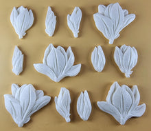 12 x Edible 3D 50mm Tulip Lilly flowers Set, icing toppers, cake cupcakes decorations T076