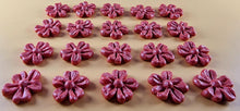 20 x Edible 3D 22mm flower flowers icing toppers, cake cupcakes decorations T031