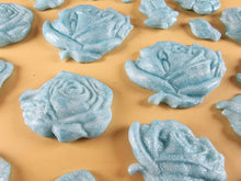 20 x Edible 3D 33mm Mixed Rose Set, icing toppers, cake cupcakes decorations T089