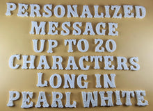 20 x Edible 3D 25mm Personalized Letters, Text, icing toppers, cake cupcakes decorations T084
