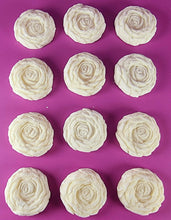 12 x Edible 3D 36mm large roses rose flowers icing toppers, cake cupcakes decorations T013