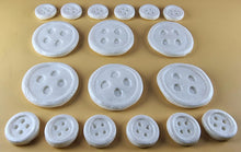 20 x Edible 3D 42mm Button Set, icing toppers, cake cupcakes decorations T079