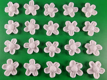 20 x Edible 3D 22mm flower flowers icing toppers, cake cupcakes decorations T026