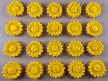 20 x Edible 3D 22mm flower flowers icing toppers, cake cupcakes decorations T030