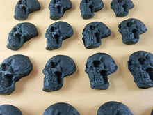 16 x Edible 3D 25mm Skulls, Halloween, icing toppers, cake cupcakes decorations T093