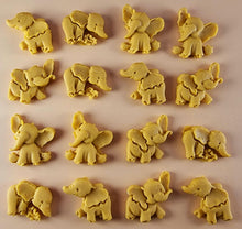 16 x Edible 3D 25mm Elephant Set, icing toppers, cake cupcakes decorations T071