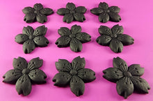 9 x Edible 3D 50mm Cherry Blossoms icing toppers, cake cupcakes decorations T052