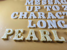 20 x Edible 3D 25mm Personalized Letters, Text, icing toppers, cake cupcakes decorations T084