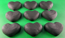 9 x Edible 3D 40mm Hearts icing toppers, cake cupcakes decorations T060