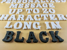 20 x Edible 3D 25mm Personalized Letters, Text, icing toppers, cake cupcakes decorations T084