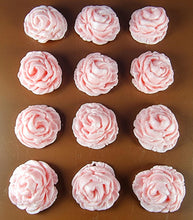 12 x Edible 3D 34mm large roses rose flowers icing toppers, cake cupcakes decorations T011