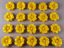 20 x Edible 3D 20mm flower flowers icing toppers, cake cupcakes decorations T019