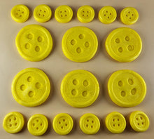 20 x Edible 3D 42mm Button Set, icing toppers, cake cupcakes decorations T079