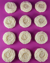 12 x Edible 3D 36mm large roses rose flowers icing toppers, cake cupcakes decorations T013