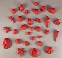 30 x Edible 3D seashells shells shells icing toppers, cake cupcakes decorations T007