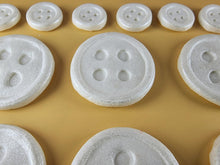 20 x Edible 3D 42mm Button Set, icing toppers, cake cupcakes decorations T079