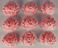 9 x Edible 3D 40mm Large Roses Rose flowers icing toppers, cake cupcakes decorations T005