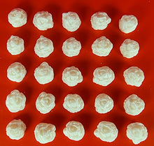 30 x Edible 3D 1.2mm high detail rose roses flowers icing toppers, cake cupcakes decorations T004