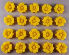 20 x Edible 3D 20mm flower flowers icing toppers, cake cupcakes decorations T019