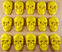 15 x Edible 3D 42mm Skulls, Skull icing toppers, cake cupcakes decorations T040