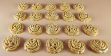 20 x Edible 3D 25mm roses rose flowers icing toppers, cake cupcakes decorations T008