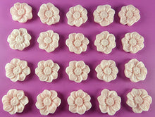 20 x Edible 3D 22mm flower flowers icing toppers, cake cupcakes decorations T025