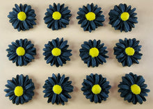 12 x Edible 3D 20mm Daisies Daisy flowers icing toppers, cake cupcakes T115