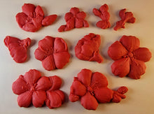 10 x Edible 3D 50mm Cherry Blossom Flowers icing toppers, cake cupcakes decorations T056
