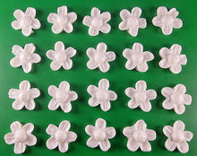 20 x Edible 3D 22mm flower flowers icing toppers, cake cupcakes decorations T026