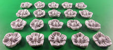 20 x Edible 3D 20mm flower flowers icing toppers, cake cupcakes decorations T032