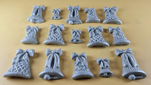 15 x Edible 3D 35mm Christmas Jingle Bells, icing toppers, cake cupcakes decorations T092