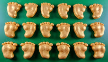18 x Edible 3D 30mm Baby Feet icing toppers, cake cupcakes decorations T041