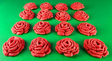 16 x Edible 3D 30mm roses rose flowers icing toppers, cake cupcakes decorations T010