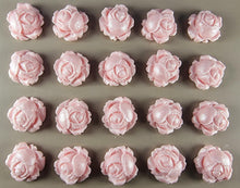 20 x Edible 3D 23mm high detail roses rose flowers icing toppers, cake cupcakes decorations T018
