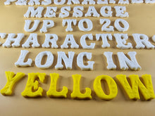 20 x Edible 3D 25mm Personalized Letters, Text, icing toppers, cake cupcakes decorations T084