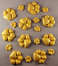 18 x Edible 3D 40mm Dog Paws, icing toppers, cake cupcakes decorations T036