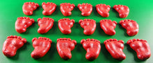 18 x Edible 3D 30mm Baby Feet icing toppers, cake cupcakes decorations T041