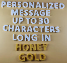 Up to 30 Edible 3D 20mm Personalized Letters, Text, icing toppers, cake cupcakes decorations T085
