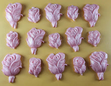 15 x Edible 3D 30mm Rose Bud Set, icing toppers, cake cupcakes decorations T074