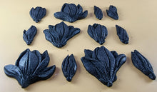 12 x Edible 3D 50mm Tulip Lilly flowers Set, icing toppers, cake cupcakes decorations T076