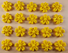 20 x Edible 3D 22mm flower flowers icing toppers, cake cupcakes decorations T031