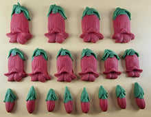 18 x Edible 3D 55mm Bluebell flowers icing toppers, cake cupcakes T119