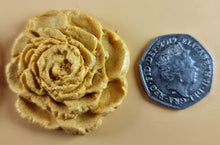 9 x Edible 3D 40mm Rose Flowers icing toppers, cake cupcakes T130
