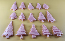 15 x Edible 3D 45mm Christmas Trees, icing toppers, cake cupcakes decorations T088