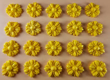 20 x Edible 3D 15mm daisies daisy flowers icing toppers, cake cupcakes decorations T017