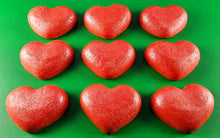 9 x Edible 3D 40mm Hearts icing toppers, cake cupcakes decorations T060